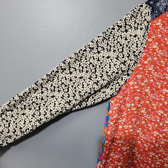 Colorful Floral Long Sleeve Dress - Picture 7 of 13